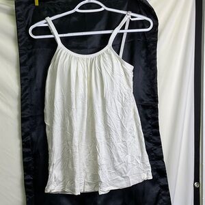 Women's Cream Spaghetti-Strap Camisole Tank